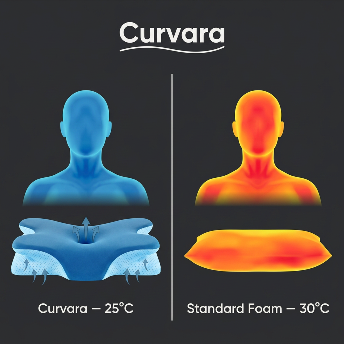 Curvara Cervical Pillow